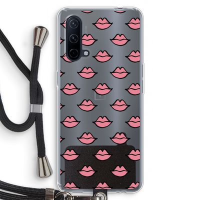 Lipjes: OnePlus Nord CE 5G Transparant Hoesje met koord