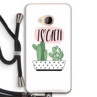 I love cacti: HTC U Play Transparant Hoesje met koord