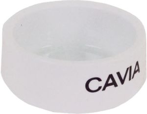 Cavia eetbak steen wit 12 cm - Gebr. de Boon
