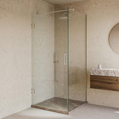 Douchecabine SaniClear Modern | 90x80x200 cm | 1 Draaideur | Rvs look
