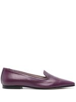 Fabiana Filippi rhinestone-embellished leather loafers - Violet