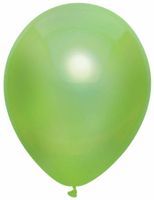 Lichtgroene Metallic ballonnen 30cm - 10 stuks - thumbnail