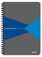 Notitieboek leitz office a5 lijn 180pag grijs bl | 5 stuks
