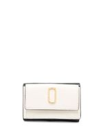 Marc Jacobs mini portefeuille pliant en cuir - Blanc