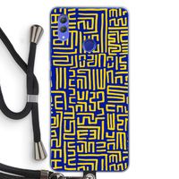Majorelle Blue Print: Honor Note 10 Transparant Hoesje met koord