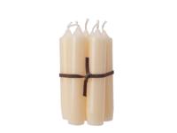 Decoris Puntkaars wax 7 stuks 6,5x6,5x11cm creme