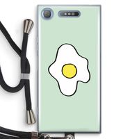 Spiegelei: Sony Xperia XZ1 Transparant Hoesje met koord