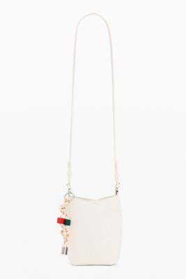Grote crossbody portemonnee met charms - WHITE - U Grote crossbody portemonnee met charms - WHITE - U