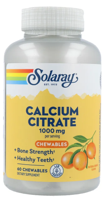 Solaray Calcium Citraat 1000mg Kauwtabletten Solaray Calcium Citraat 1000mg Kauwtabletten