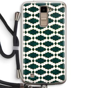 Moroccan tiles: LG K10 (2016) Transparant Hoesje met koord
