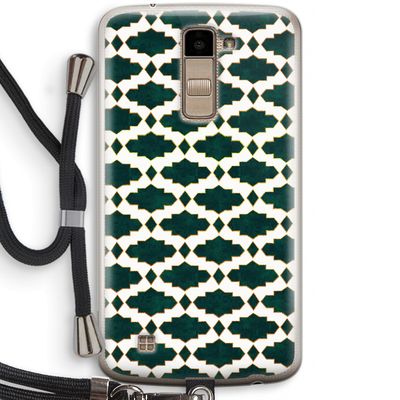 Moroccan tiles: LG K10 (2016) Transparant Hoesje met koord