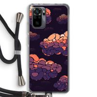 Patroon Wolken: Xiaomi Redmi Note 10 Pro Transparant Hoesje met koord