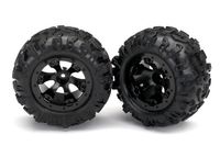 Tires and wheels, assembled, glued (Geode black, Canyon AT tires) (2) (TRX-7277) - thumbnail