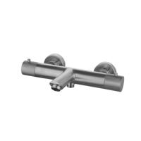 Badmengkraan Opbouw Sanilux Ribb Thermostatisch Rond Met Geribbelde Knop Gunmetal Sanilux