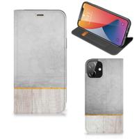 iPhone 12 | iPhone 12 Pro Book | Wallet Case | Wood Concrete