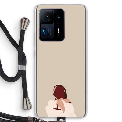 I drink wine: Xiaomi Mi Mix 4 Transparant Hoesje met koord