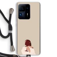 I drink wine: Xiaomi Mi Mix 4 Transparant Hoesje met koord
