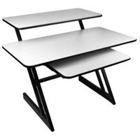 DNA Professional SD3 - studiemeubel met toetsenbordplank, 91,4 cm (zwart-grijs)