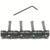 Graph Tech PS 8304 00 String Saver J or P Style Bass Saddles 4-String Bassgitaar brugzadels set (4 stuks)