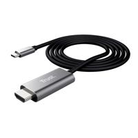 Trust 23332 USB-C-displaykabel USB-C / HDMI Adapterkabel USB-C stekker, HDMI-A-stekker 1.80 m Zwart - thumbnail