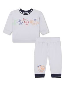 Kenzo Kids trousseau de naissance à imprimé animalier - Blanc