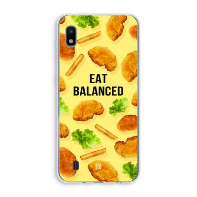 Eat Balanced: Samsung Galaxy A10 Transparant Hoesje