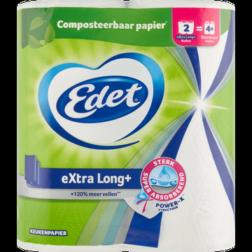 Edet Extra Long+ Keukenpapier 2 Rollen bij Jumbo