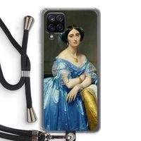 Eleonore: Samsung Galaxy A12 Transparant Hoesje met koord