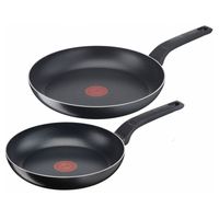 Tefal Easy Cook & Clean koekenpannenset 20/28 cm B55590 - thumbnail