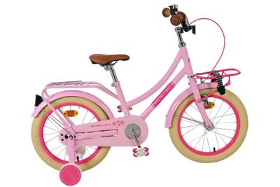 Volare excellent kinderfiets - meisjes - 16 inch - roze - 95% afgemonteerd