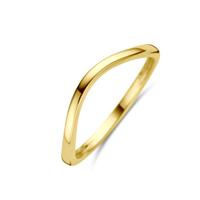 Stijlvolle 14k Geelgouden Ring - Breedte 3 mm