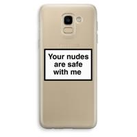 Safe with me: Samsung Galaxy J6 (2018) Transparant Hoesje
