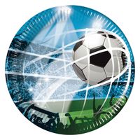 Globos Papieren bordjes fsc voetbal fans, 8st.