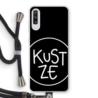 KUST ZE: Samsung Galaxy A70 Transparant Hoesje met koord