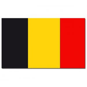 Gevelvlag/vlaggenmast vlag Belgie 90 x 150 cm   -