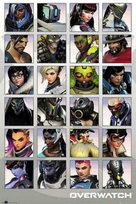 Poster Overwatch - Character Portraits 61x91,5cm Poster Overwatch - Character Portraits 61x91,5cm