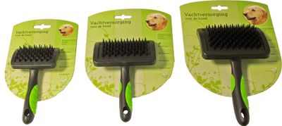 Hondenborstel rubber massage small - Gebr de boon