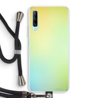 Minty mist pastel: Huawei P Smart Pro Transparant Hoesje met koord