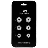 TRN oortelefoon silicone traagschuim oordopje (grijs)