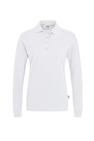 Hakro 215 Women's long-sleeved polo shirt MIKRALINAR® - White - S