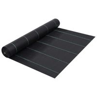 VidaXL Worteldoek 2x150 m pp zwart VidaXL Worteldoek 2x150 m pp zwart