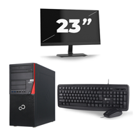 Fujitsu Esprimo P756 Micro Tower - Intel Core i5-6e Generatie - 8GB RAM - 256GB SSD - Windows 11 + 1x 23 inch Monitor Fujitsu Esprimo P756 Micro Tower - Intel Core i5-6e Generatie - 8GB RAM - 256GB SSD - Windows 11 + 1x 23 inch Monitor
