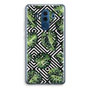 Geometrische jungle: Huawei Mate 10 Pro Transparant Hoesje