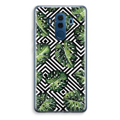 Geometrische jungle: Huawei Mate 10 Pro Transparant Hoesje