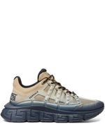 Versace baskets Trigeca en cuir - Tons neutres - thumbnail