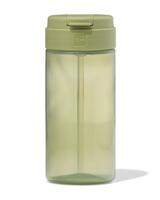 HEMA Schoolbeker met rietje 300ml groen (groen)