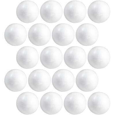 Piepschuim bollen/ballen - 20x - D10 cm - wit - styropor - hobby figuren