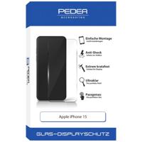 Pedea 50170098 Screenprotector (glas) Geschikt voor: iPhone 15 1 stuk(s) - thumbnail