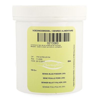Senna Blad Poeder 100g Fag
