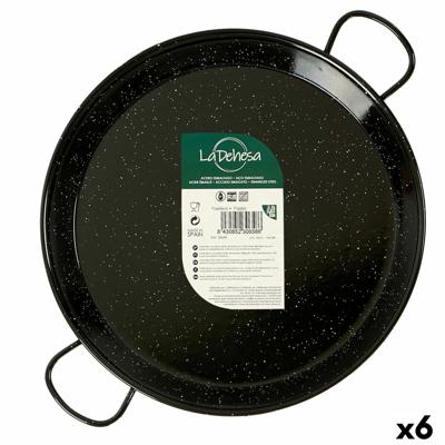 Pan La Dehesa 0234-LD 0234-LD Zwart Geëmailleerd Staal Ø 34 cm 45 x 5,5 x 34 cm (6 Stuks)
